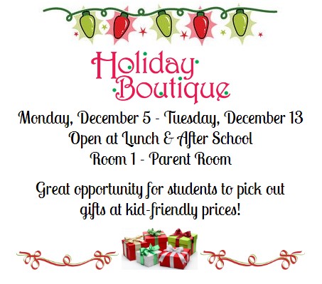 Holiday Boutique for Kids